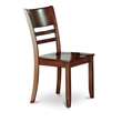 Pemberly Row Set of 2 Wood Dining Chairs with Espresso Finish