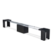 Pemberly Row Extendable Wooden Bench in Black Finish