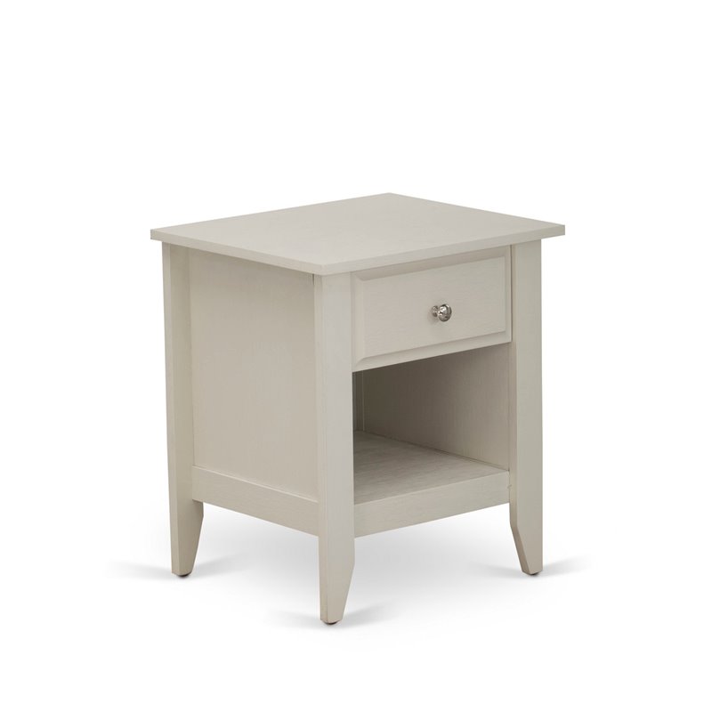 Pemberly Row 2-Piece Wood King Bedroom Set in Butter Cream Finish