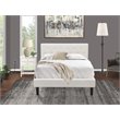 Pemberly Row 2-Piece Wood Full Bedroom Set in White & Butter Cream