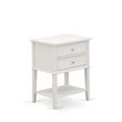 Pemberly Row 2-Piece Wood Full Bedroom Set in White & Butter Cream