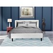 Pemberly Row 2-Piece Wood King Bedroom Set in Burgundy Finish