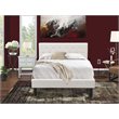 Pemberly Row 2-Piece Wood Full Bedroom Set in White & Urban Gray
