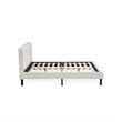 Pemberly Row 2-Piece Wood Queen Bedroom Set in White Finish