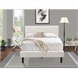 Pemberly Row 2-Piece Wood Full Bedroom Set in White/Urban Gray