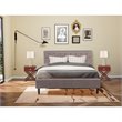 Pemberly Row 3-Piece King Bedroom Set with Wood Frame in Brown Taupe