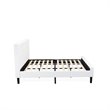 Pemberly Row 2-Piece King Bedroom Set with Wood Frame in White