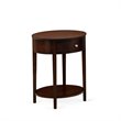 Pemberly Row 2-Piece Wooden Queen Bedroom Set in Mahogany Brown Finish