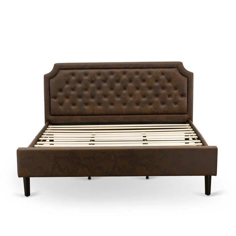 Pemberly Row 2-Piece King Bedroom Set in Jacobean/Brown Finish