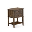Pemberly Row 2-Piece King Bedroom Set in Jacobean/Brown Finish