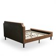 Pemberly Row 3-Piece King Bedroom Set with Wood Finish and Brown Color