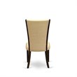 Pemberly Row 7-Piece Wood Dining Set in Jacobean Finish and Brown