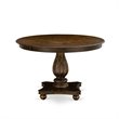 Pemberly Row 5-Piece Dining Set in Jacobean/Dark Khaki Gray