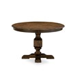 Pemberly Row 7-Piece Rubberwood Dining Set in Jacobean/Dahlia Purple