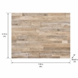 Pemberly Row SPC Vinyl Flooring in Silver Onyx with Slip-Resistant EVA Backing