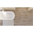 Pemberly Row SPC Vinyl Flooring in Silver Onyx with Slip-Resistant EVA Backing