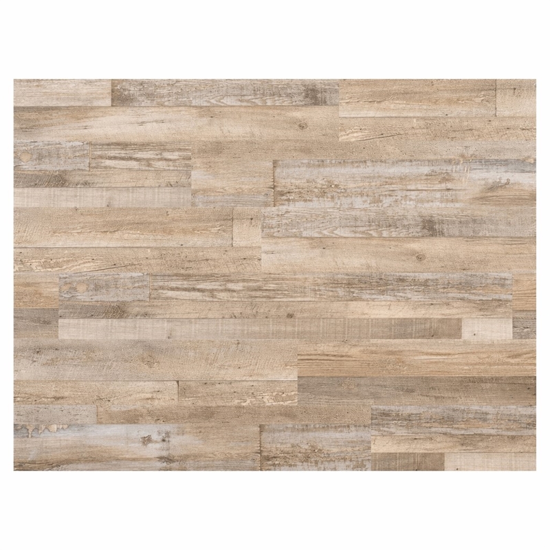 Pemberly Row SPC Vinyl Flooring in Silver Onyx with Slip-Resistant EVA Backing