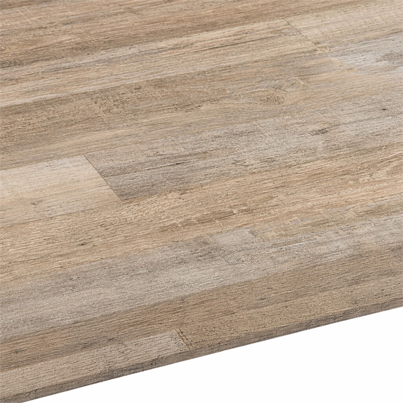 Pemberly Row SPC Vinyl Flooring in Silver Onyx with Slip-Resistant EVA Backing