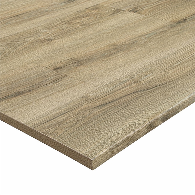 Pemberly Row SPC Vinyl Flooring in Argent Ash with Slip-Resistant EVA Backing