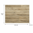 Pemberly Row SPC Vinyl Flooring in Argent Ash with Slip-Resistant EVA Backing