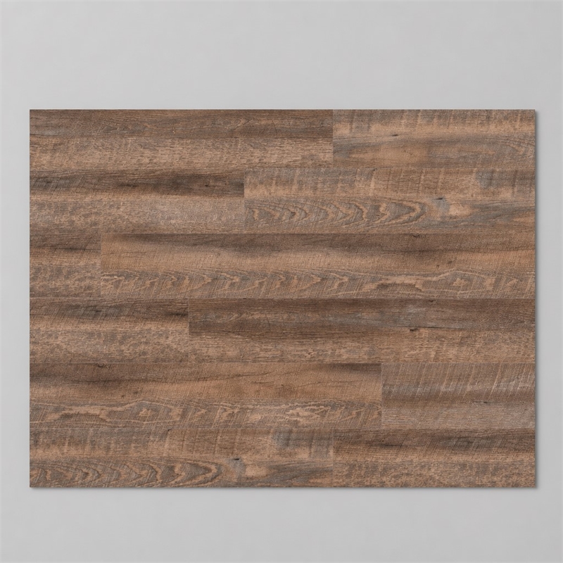 Pemberly Row SPC Vinyl Flooring in Golden Beige with Slip-Resistant EVA Backing