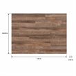 Pemberly Row SPC Vinyl Flooring in Golden Beige with Slip-Resistant EVA Backing