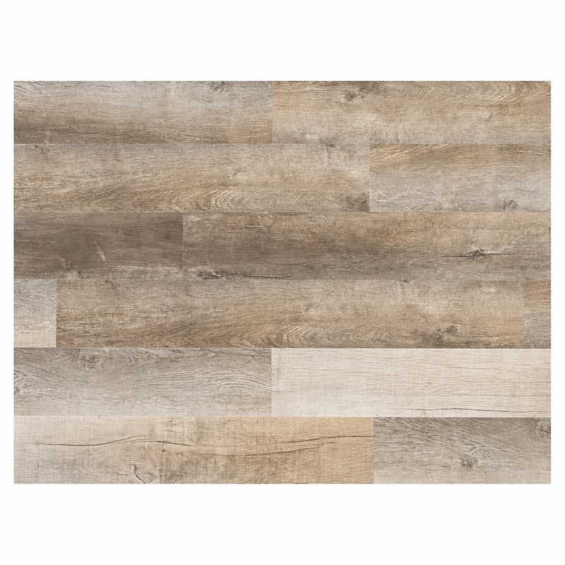 Pemberly Row SPC Vinyl Flooring in Modern Surrey Beige with EVA Backing