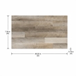 Pemberly Row SPC Vinyl Flooring in Modern Surrey Beige with EVA Backing