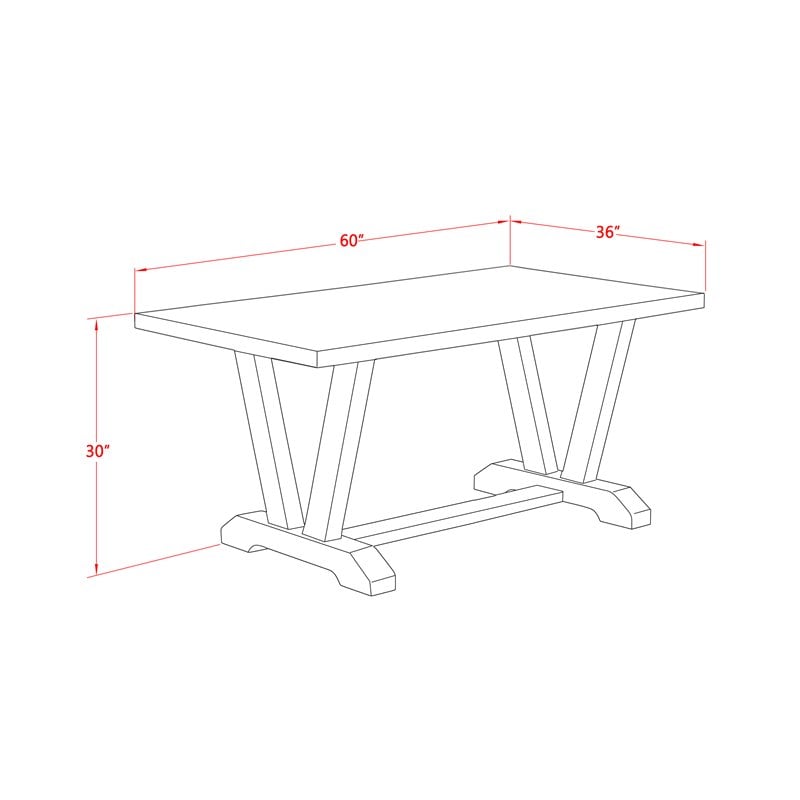 Pemberly Row 5-Piece Wood Dining Set with Black Table & Mineral Blue Chairs