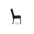 Pemberly Row 7-Piece Rubber Wood Dining Set in Black and Cement Finish