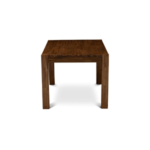 Pemberly Row 7-Piece Walnut Dining Set with Linen Tan Chairs
