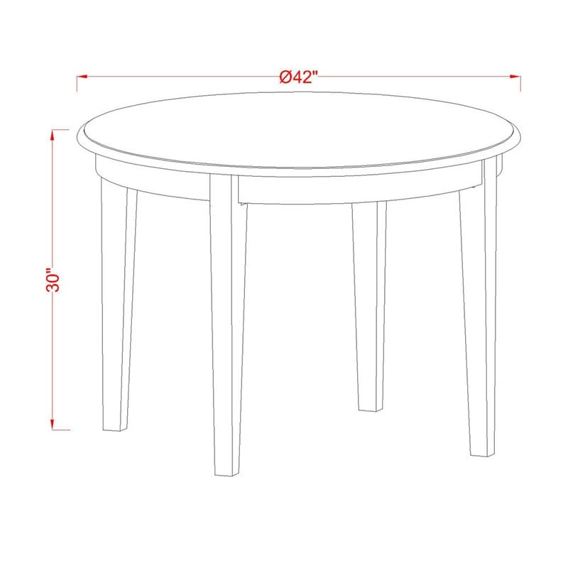Pemberly Row 5-Piece Wood Dining Set with Linen Upholstery in Linen White