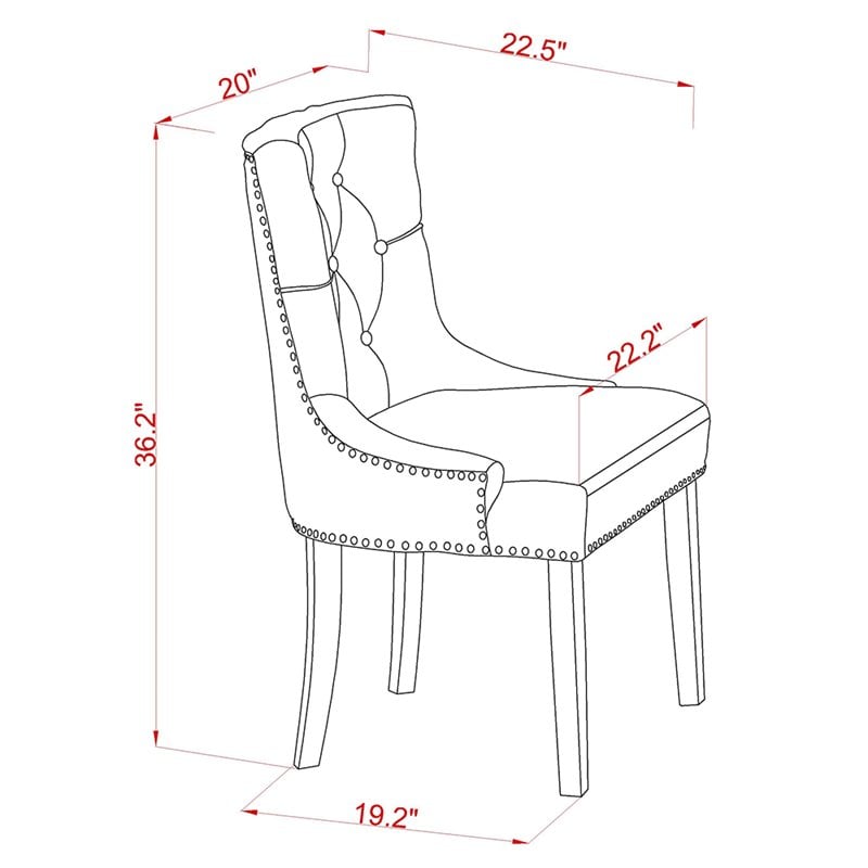 Pemberly Row 3-Piece Wooden Dinette Set in Linen White Finish