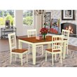 Pemberly Row 5-Piece Wood Dinette Set with 18