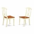 Pemberly Row 7-Piece Wood Dining Table and Chair Set in Buttermilk and Cherry