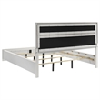Pemberly Row 5 Piece California King Bedroom Set in Glam White