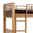 Pemberly Row Twin over Twin Bunk Bed with Storage in Light Oak Brown