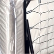 Pemberly Row Metal Rollaway Folding Bed with 39 Inch Mattress in Black