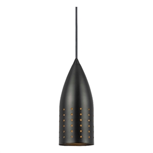 Pemberly Row 4&quot Pendant Light with Metal Shade in Oil Rubbed Black Bronze