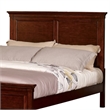 Pemberly Row Full Bed with Classic Molded Panel Headboard in Brown Wood