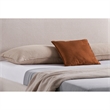 Pemberly Row California King Bed with Camelback Headboard in Ivory