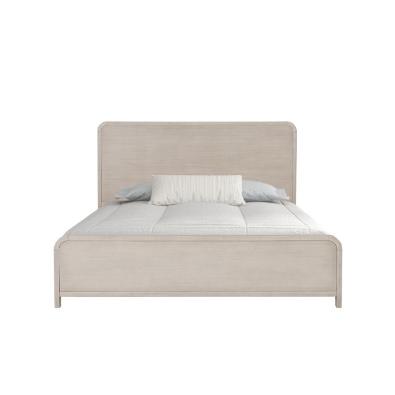 Pemberly Row 5 Piece Queen Bedroom Set with 2 Nightstands in Oak Beige