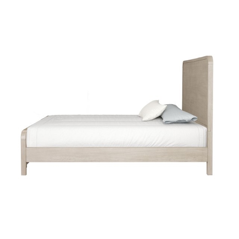 Pemberly Row 5 Piece Queen Bedroom Set with 2 Nightstands in Oak Beige