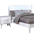 Pemberly Row 4pc Full Set with Dresser and Oval Mirror in White Wood
