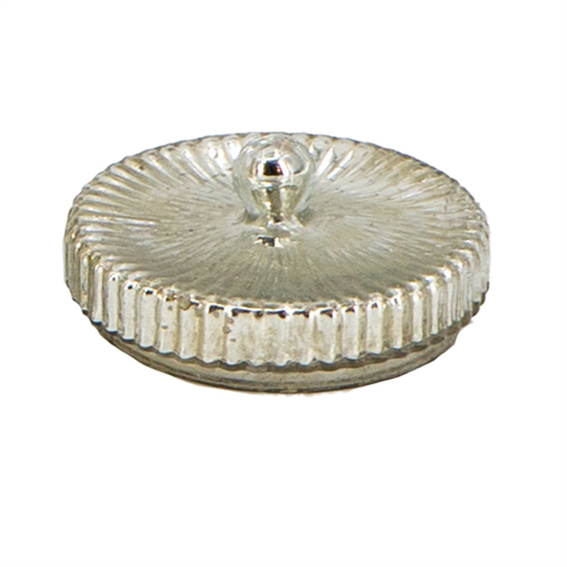 Pemberly Row Scented Soy Wax Candle with Lid and Ribbed Jar in Earl Gray