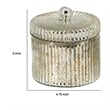 Pemberly Row Scented Soy Wax Candle with Lid and Ribbed Jar in Earl Gray
