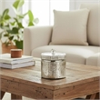 Pemberly Row Scented Soy Wax Candle with Lid and Ribbed Jar in Earl Gray