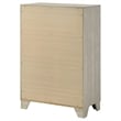 Pemberly Row 4 Drawer Bedroom Chest of Drawers in Rustic Cream