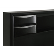 Pemberly Row Modern 5 Piece Eastern King Bedroom Set in Black