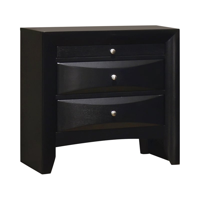 Pemberly Row 4 Piece California King Storage Bedroom Set in Black